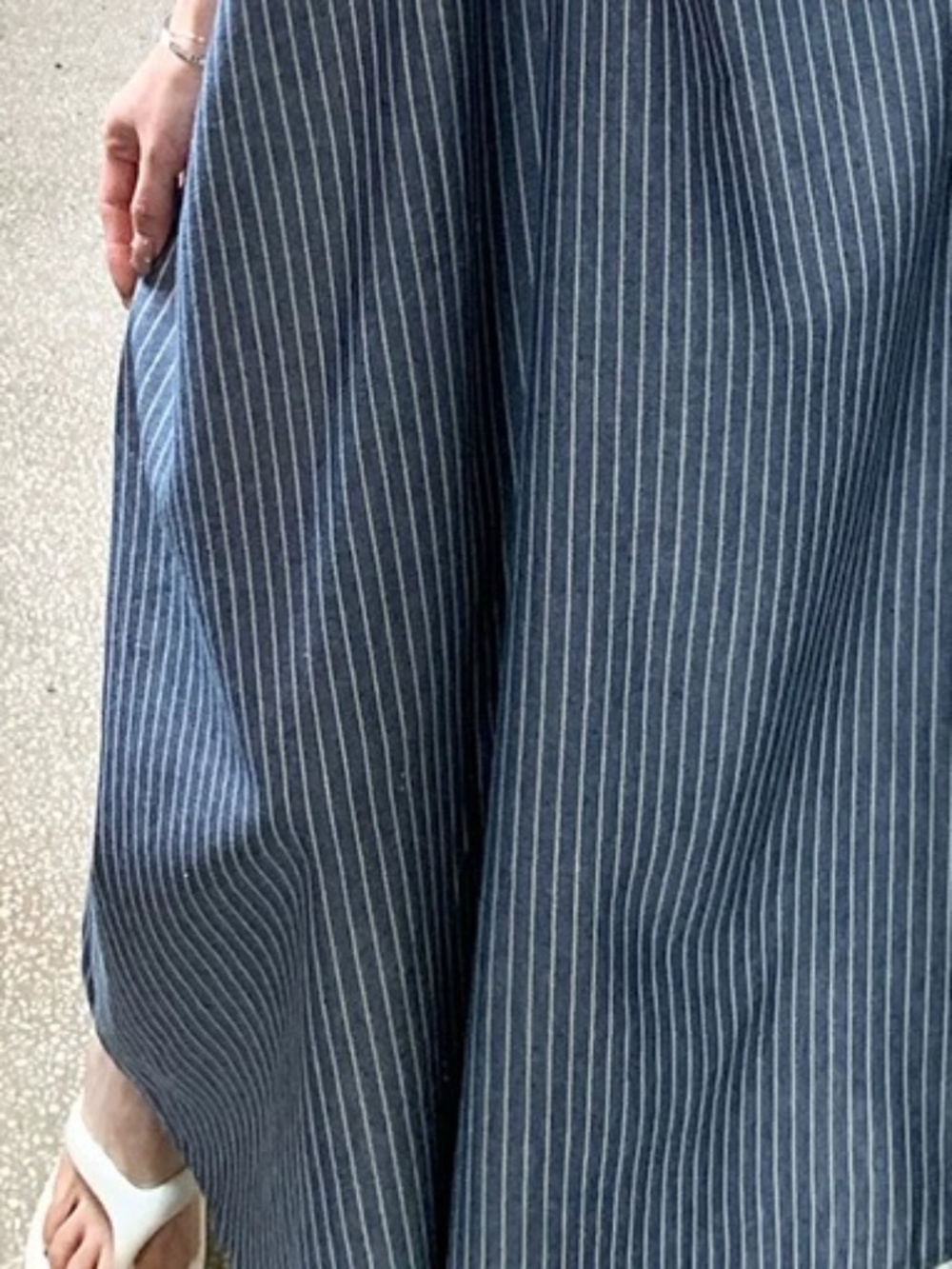 Designer Style Denim Halter Maxi Dress size S - Picture 3 of 3